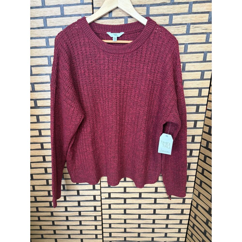 No Boundaries Burgundy Sweater Size XXL